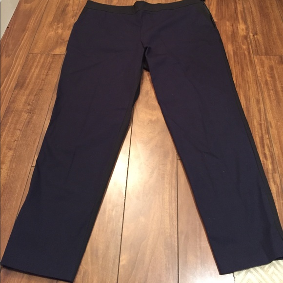Eileen Fisher Colorblock Ankle Pant - Size L - Picture 2 of 5